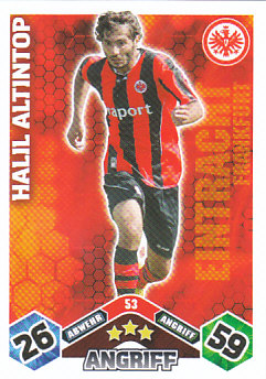 Halil Altintop Eintracht Frankfurt 2010/11 Topps MA Bundesliga #53